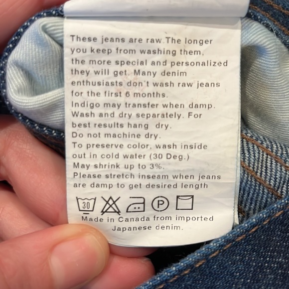 Massdrop x Naked & Famous Denim Ichiban Selvage Denim Size 28 Button Fly Jeans - Picture 6 of 6